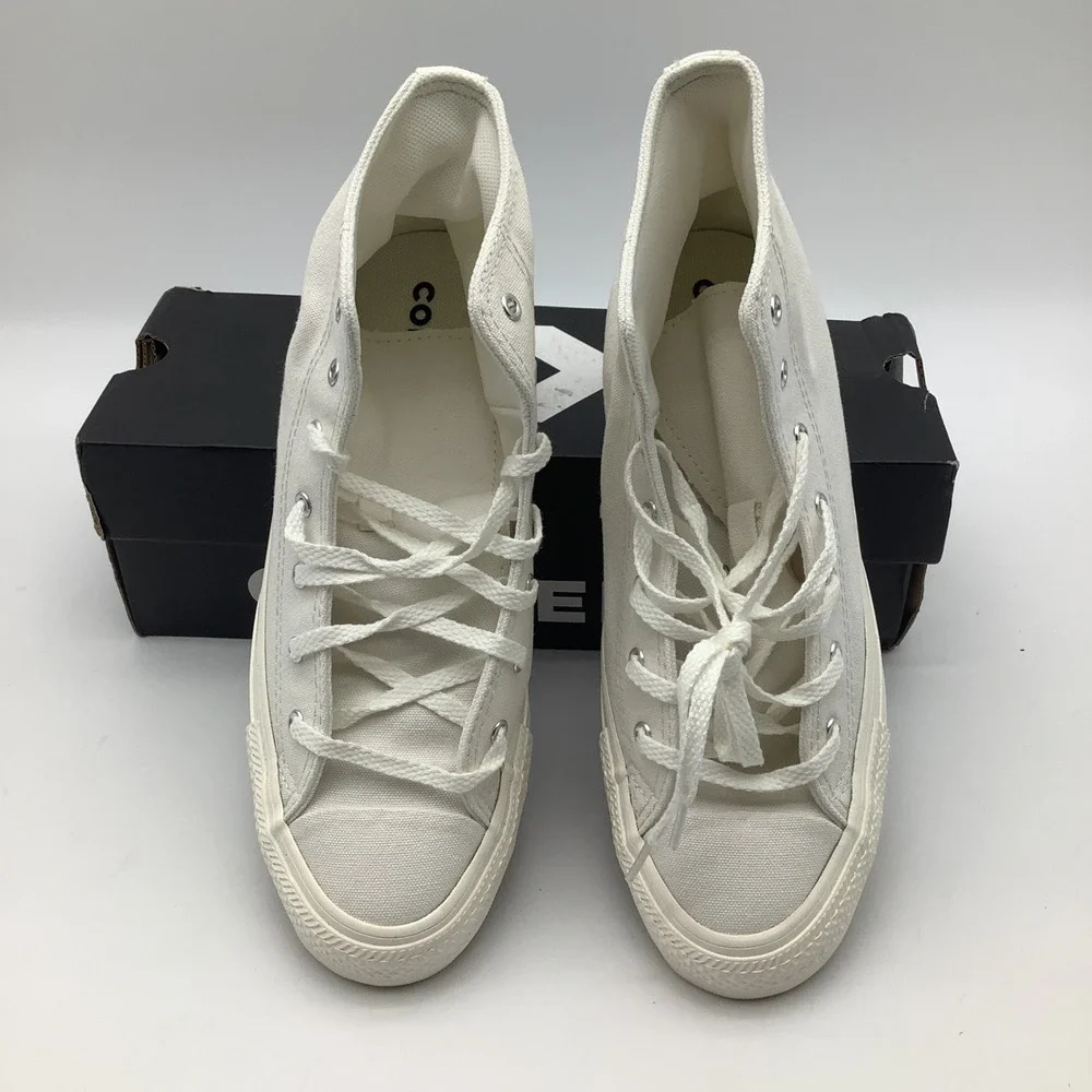 Converse CTAS Hi Vintage White‎ Canvas High Top Sneakers Mens Size 5 A10966C New